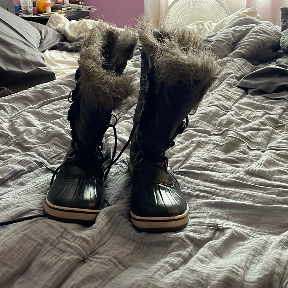 Sorel Joan of Arctic boots black size 10
